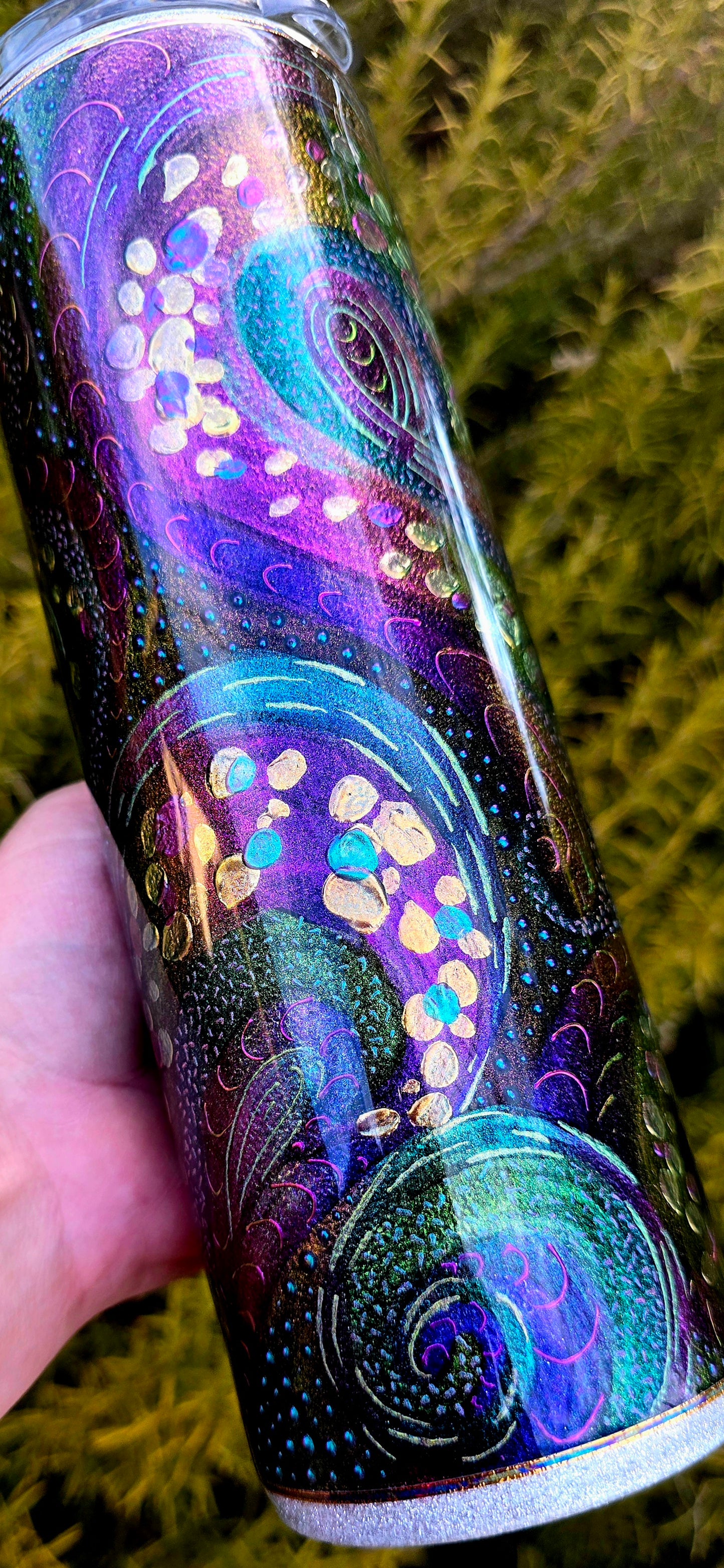 Twisted Signatures Shifty Abstract Freestyle 30oz Handle - Quick-Ship Tumbler (RTS)
