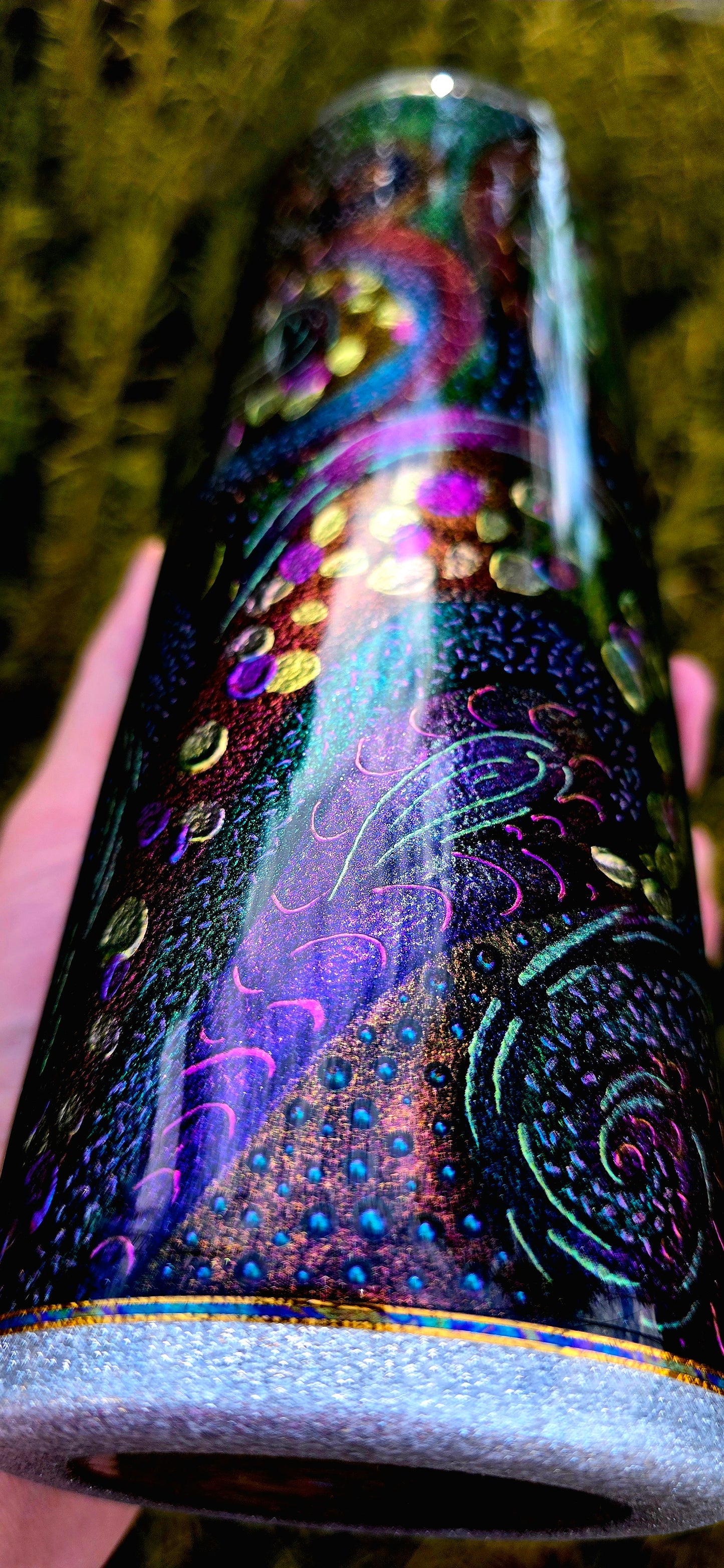 Twisted Signatures Shifty Abstract Freestyle 30oz Handle - Quick-Ship Tumbler (RTS)