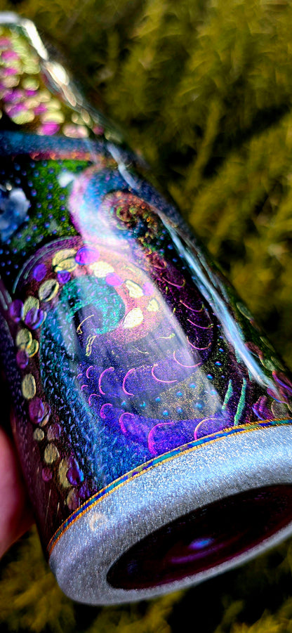 Twisted Signatures Shifty Abstract Freestyle 30oz Handle - Quick-Ship Tumbler (RTS)
