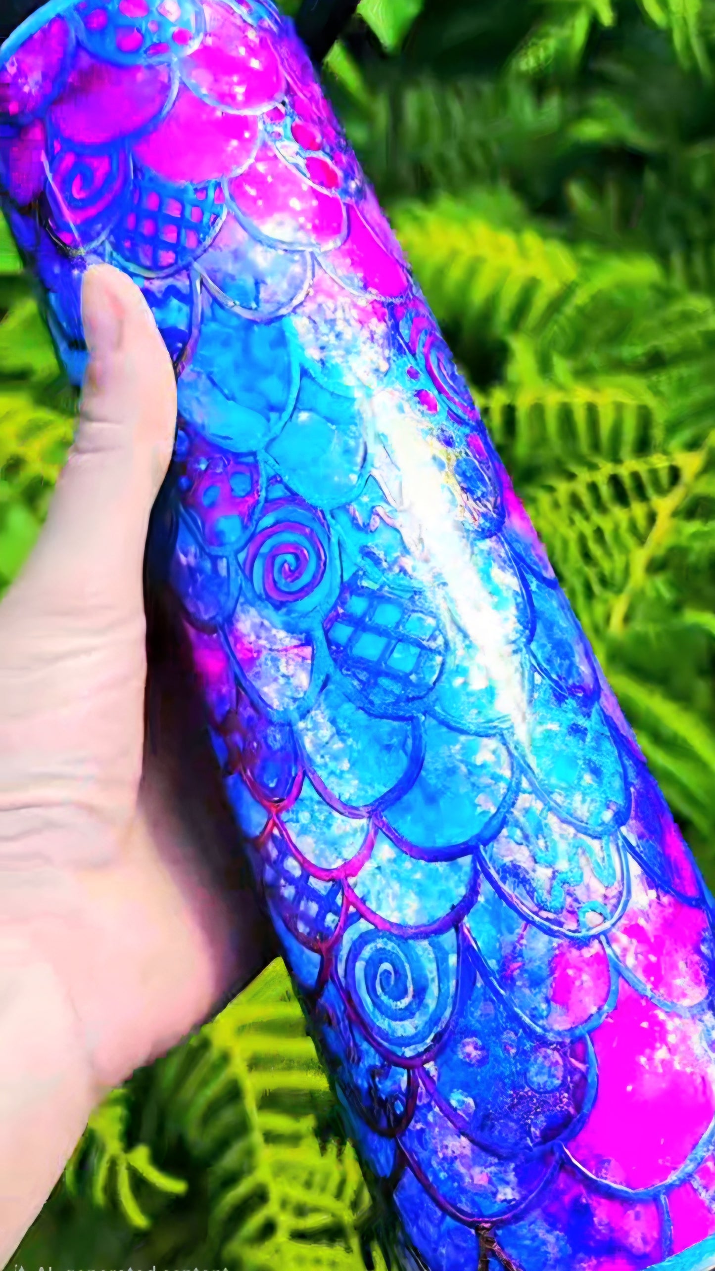 Twisted Signatures Watercolor Mermaid Scales