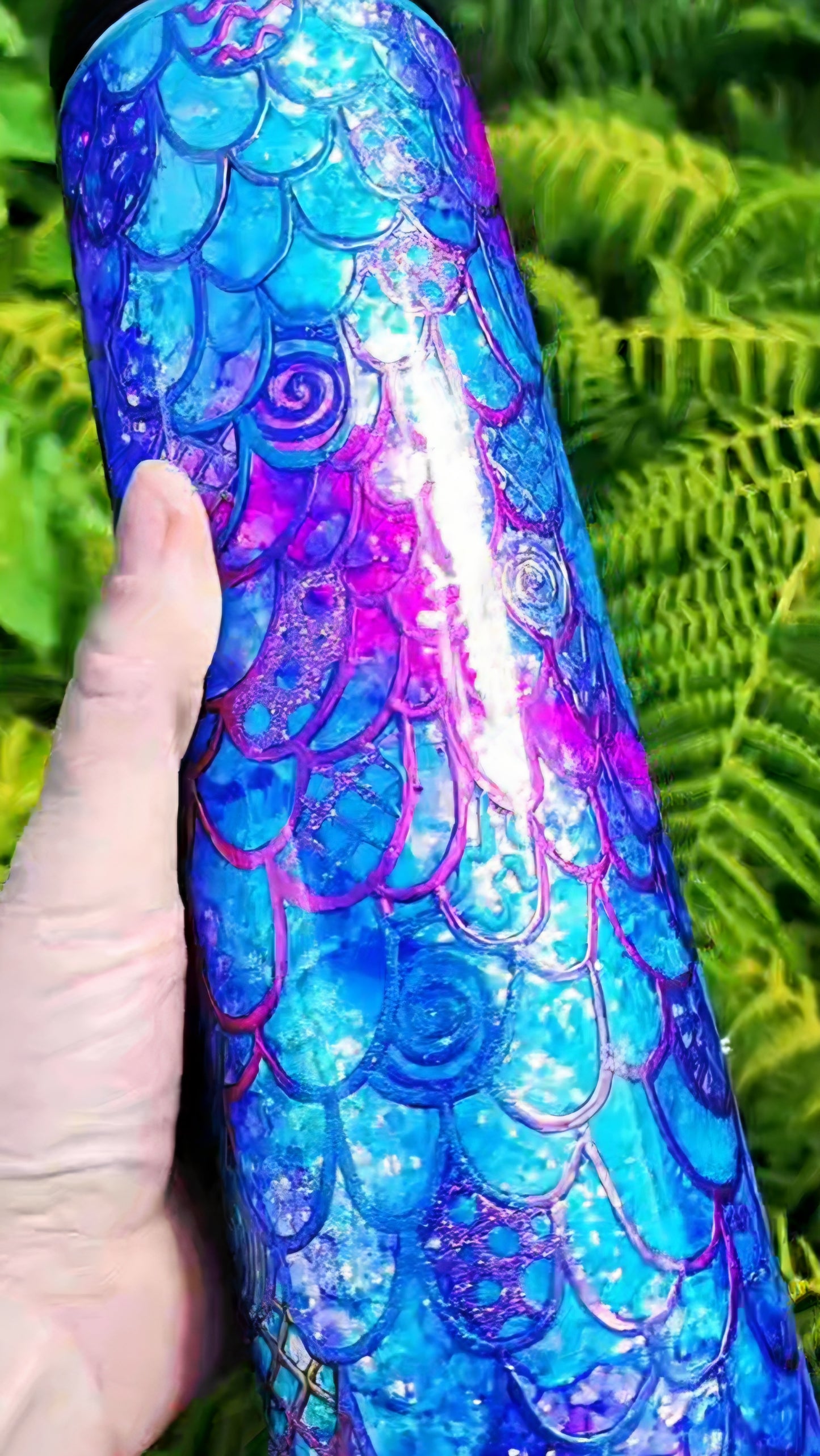 Twisted Signatures Watercolor Mermaid Scales