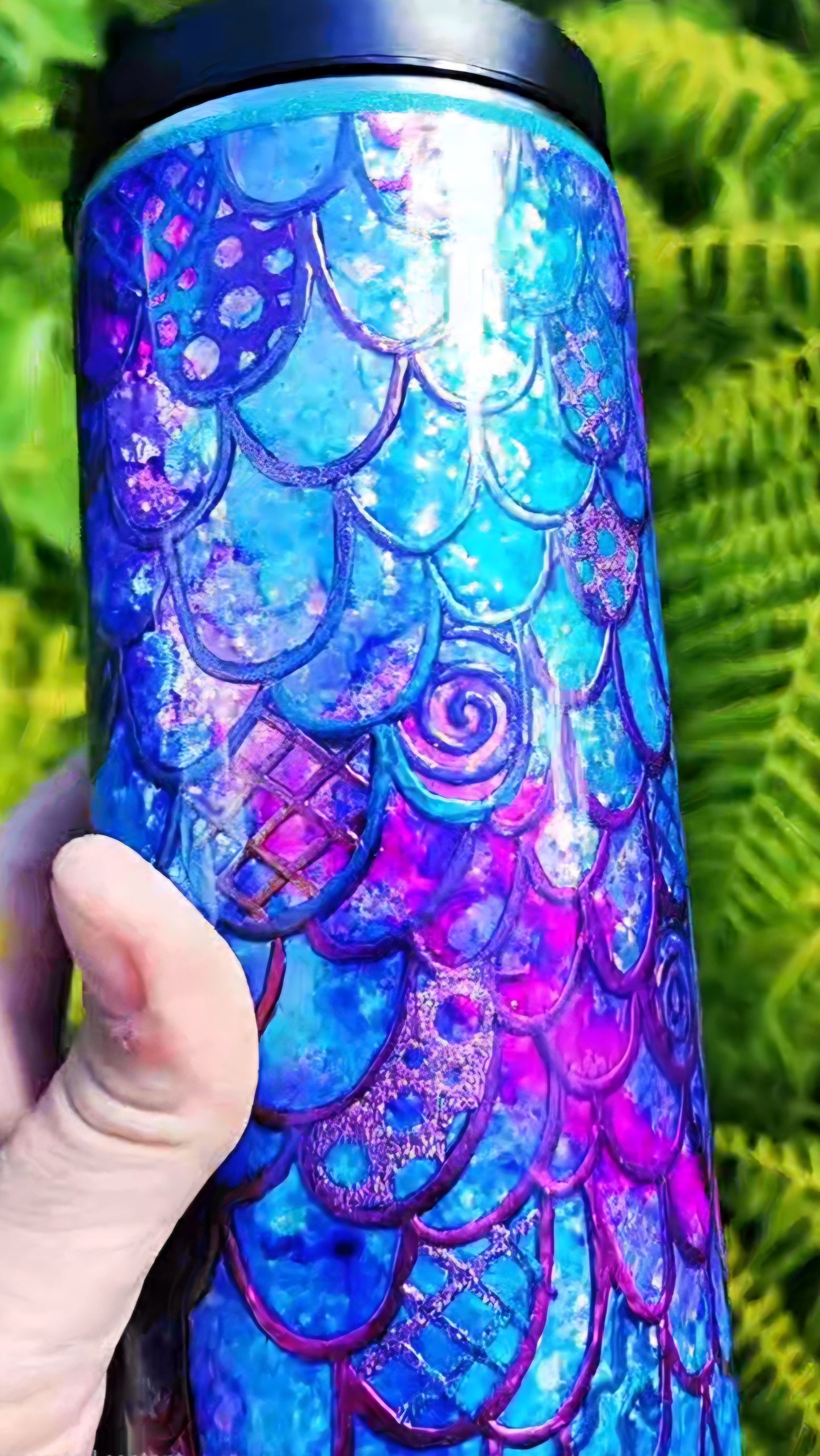 Twisted Signatures Watercolor Mermaid Scales