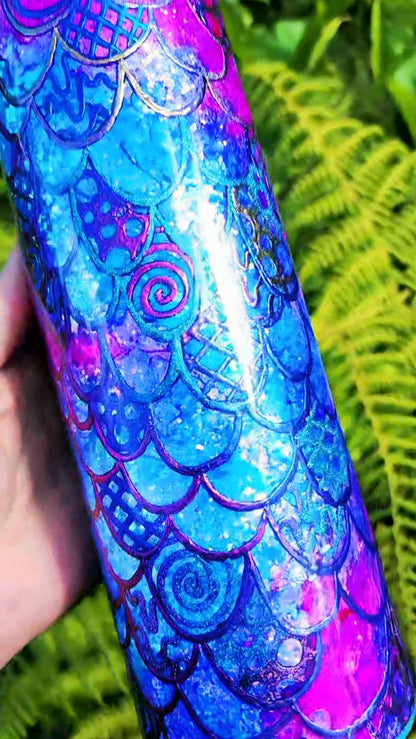 Twisted Signatures Watercolor Mermaid Scales