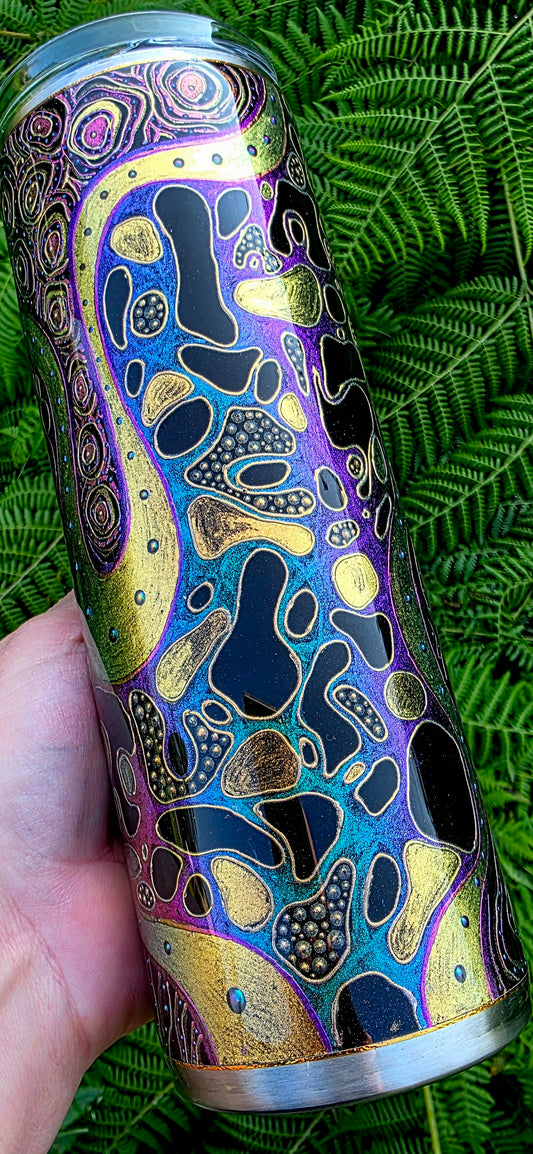 Twisted Sketches Shifty Doodle 22oz Handle - Quick-Ship Tumbler (RTS)