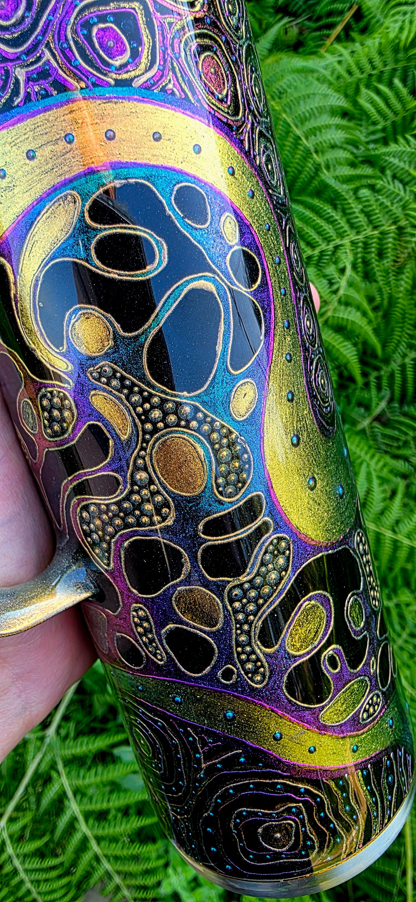 Twisted Sketches Shifty Doodle 22oz Handle - Quick-Ship Tumbler (RTS)