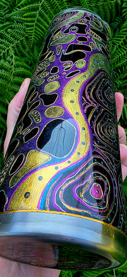 Twisted Sketches Shifty Doodle 22oz Handle - Quick-Ship Tumbler (RTS)