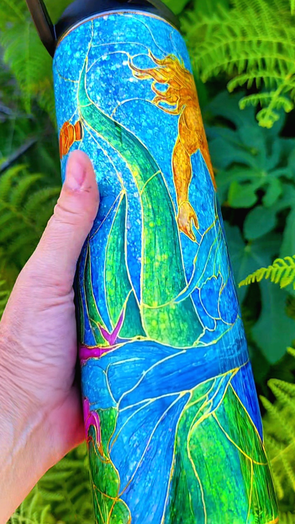 Twisted Stained Glass Mermaids