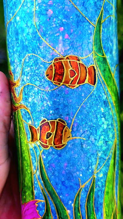 Twisted Stained Glass Mermaids